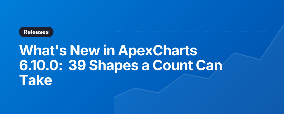 What's New in ApexCharts 6.10.0: 39 Shapes a Count Can Take