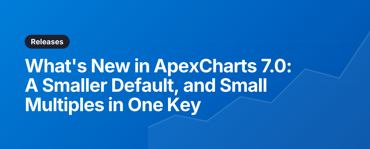 What's New in ApexCharts 7.0: A Smaller Default, and Small Multiples in One Key