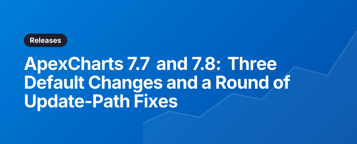 ApexCharts 7.7 and 7.8: Three Default Changes and a Round of Update-Path Fixes