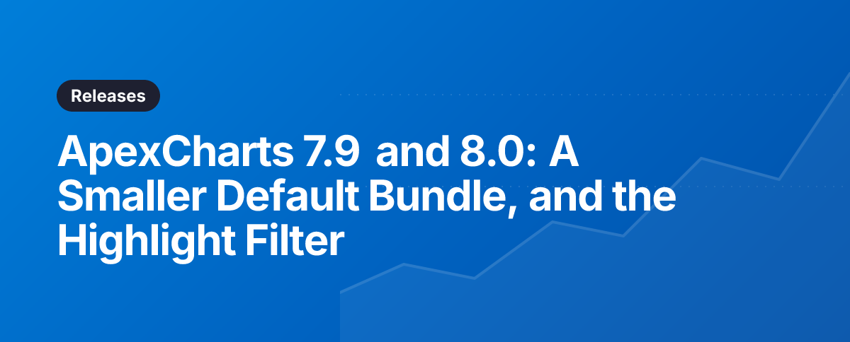 ApexCharts 7.9 and 8.0: A Smaller Default Bundle, and the Highlight Filter