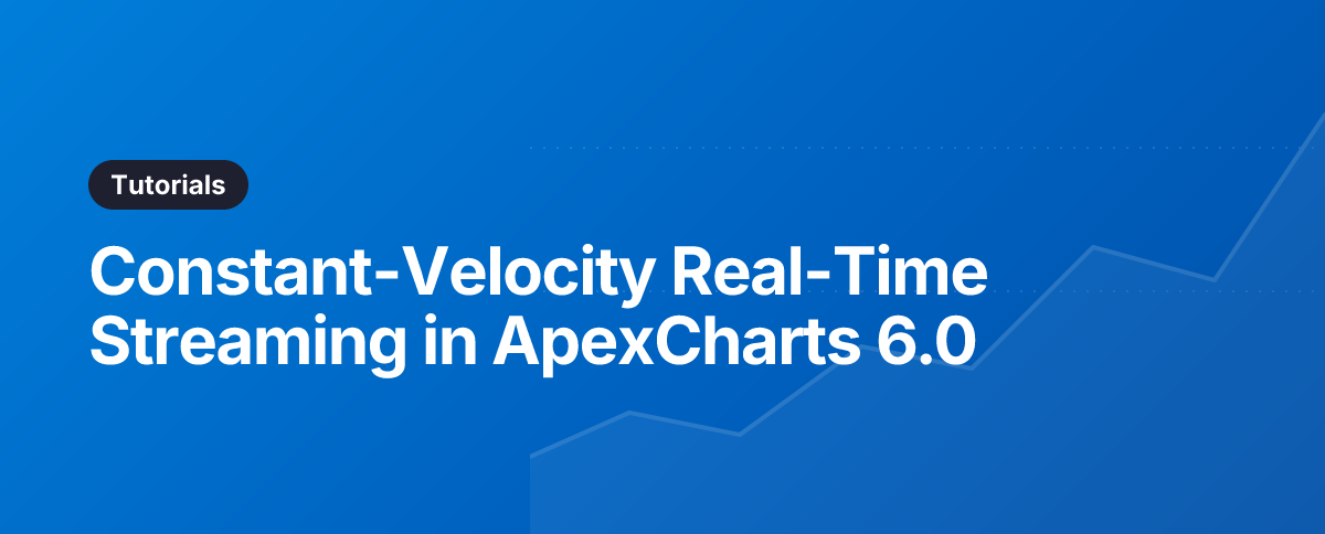 Constant-Velocity Real-Time Streaming in ApexCharts 6.0