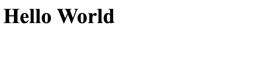 Output after exporting your HTML to PDF
